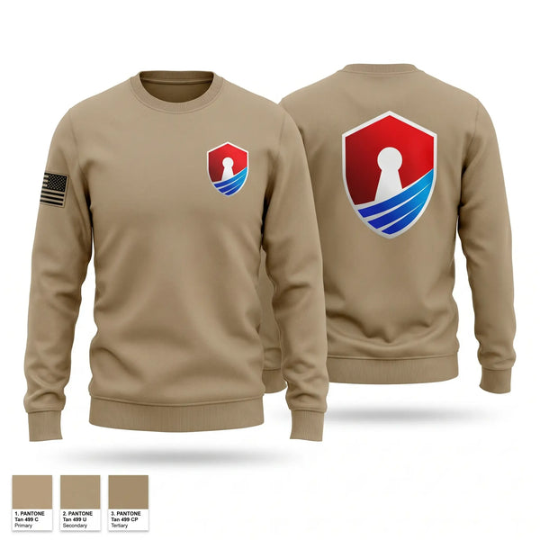 Crew Neck Sweatshirt, Elite Tactical Security, Police, Teamtime, Team time, sublimation, custom sports apparel, team uniforms, spirit wear, spiritwear, sports uniforms, custom shirts, team store, custom team store, fundraiser sports, apparel fundraiser