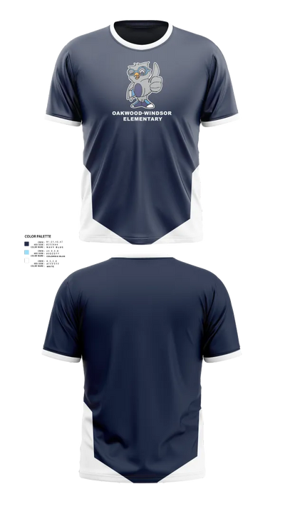 Oakwood-Windsor Elementary 34319944 Short Sleeve Performance Shirt - 20