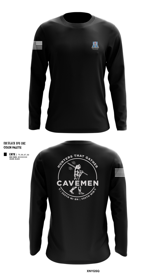 Long Sleeve Performance Shirt, C / 205th MI BN / 500th MIB-T, , Teamtime, Team time, sublimation, custom sports apparel, team uniforms, spirit wear, spiritwear, sports uniforms, custom shirts, team store, custom team store, fundraiser sports, apparel fundraiser