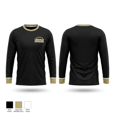 Lincoln Cougars Long Sleeve Performance Shirt - 1