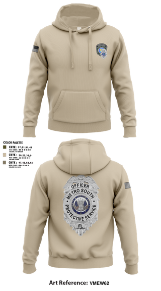 Hoodie, METRO SOUTH PROTECTIVE SERVICE, , Teamtime, Team time, sublimation, custom sports apparel, team uniforms, spirit wear, spiritwear, sports uniforms, custom shirts, team store, custom team store, fundraiser sports, apparel fundraiser