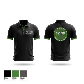 Short Sleeve Performance Polo, Pine Tree Martial Arts, , Teamtime, Team time, sublimation, custom sports apparel, team uniforms, spirit wear, spiritwear, sports uniforms, custom shirts, team store, custom team store, fundraiser sports, apparel fundraiser