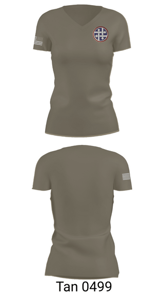 Womens Short Sleeve Vneck Shirt, 900TH Quartermaster Company, Army, Teamtime, Team time, sublimation, custom sports apparel, team uniforms, spirit wear, spiritwear, sports uniforms, custom shirts, team store, custom team store, fundraiser sports, apparel fundraiser