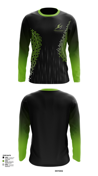 Momentum Gymnastics 76480317 Long Sleeve Performance Shirt 41