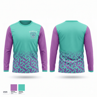 Long Sleeve Performance Shirt, Rebels, Women's Soccer, Teamtime, Team time, sublimation, custom sports apparel, team uniforms, spirit wear, spiritwear, sports uniforms, custom shirts, team store, custom team store, fundraiser sports, apparel fundraiser