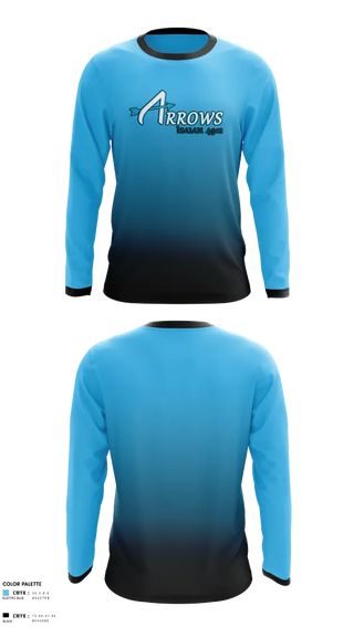 Long Sleeve Performance Shirt, Arrows, Softball, Teamtime, Team time, sublimation, custom sports apparel, team uniforms, spirit wear, spiritwear, sports uniforms, custom shirts, team store, custom team store, fundraiser sports, apparel fundraiser