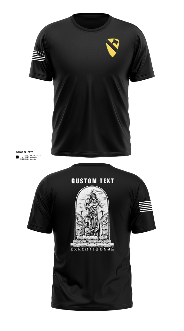 Short Sleeve Performance Shirt, Executioners, Army, Teamtime, Team time, sublimation, custom sports apparel, team uniforms, spirit wear, spiritwear, sports uniforms, custom shirts, team store, custom team store, fundraiser sports, apparel fundraiser