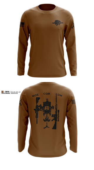 Long Sleeve Performance Shirt, Recapture tactics team, Marines, Teamtime, Team time, sublimation, custom sports apparel, team uniforms, spirit wear, spiritwear, sports uniforms, custom shirts, team store, custom team store, fundraiser sports, apparel fundraiser