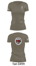 BATTLE COMPANY 1-508PIR 77833243 Women's Short Sleeve V-neck Shirt - 6