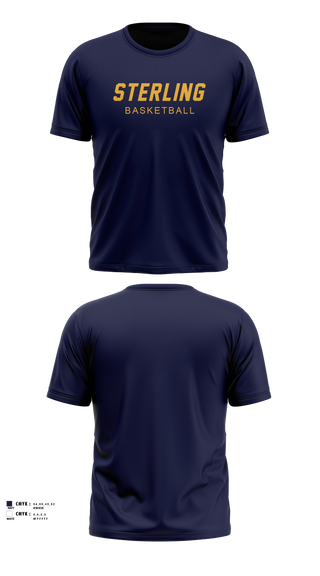 Short Sleeve Performance Shirt, Sterling Boys Basketball, Men's Basketball, Teamtime, Team time, sublimation, custom sports apparel, team uniforms, spirit wear, spiritwear, sports uniforms, custom shirts, team store, custom team store, fundraiser sports, apparel fundraiser