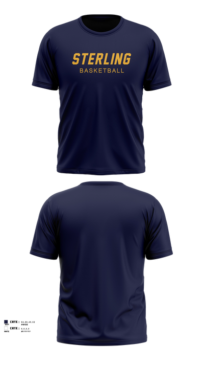 Sterling Boys Basketball Short Sleeve Performance Shirt - 4