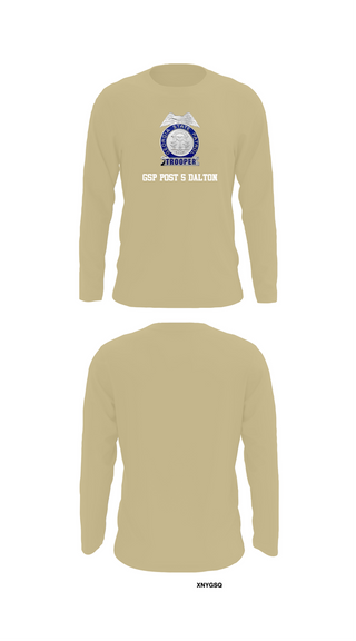 Long Sleeve Performance Shirt, GSP POST 5 DALTON, Police, Teamtime, Team time, sublimation, custom sports apparel, team uniforms, spirit wear, spiritwear, sports uniforms, custom shirts, team store, custom team store, fundraiser sports, apparel fundraiser