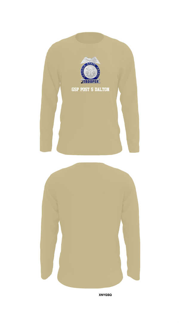 Long Sleeve Performance Shirt, GSP POST 5 DALTON, Police, Teamtime, Team time, sublimation, custom sports apparel, team uniforms, spirit wear, spiritwear, sports uniforms, custom shirts, team store, custom team store, fundraiser sports, apparel fundraiser