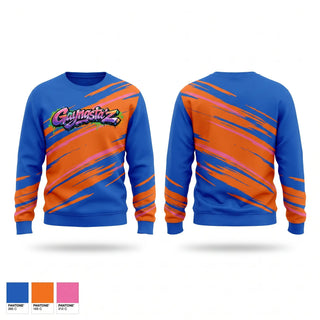Crew Neck Sweatshirt, Gayngsta'z, Softball, Teamtime, Team time, sublimation, custom sports apparel, team uniforms, spirit wear, spiritwear, sports uniforms, custom shirts, team store, custom team store, fundraiser sports, apparel fundraiser