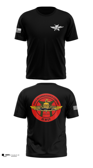 Old School Cotton Feel Shirt, 3rd Reconnaissance Battalion, Force Co, Marines, Teamtime, Team time, sublimation, custom sports apparel, team uniforms, spirit wear, spiritwear, sports uniforms, custom shirts, team store, custom team store, fundraiser sports, apparel fundraiser
