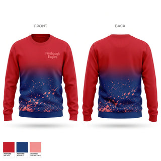 Crew Neck Sweatshirt, Firebaugh Eagles, Women's Basketball, Teamtime, Team time, sublimation, custom sports apparel, team uniforms, spirit wear, spiritwear, sports uniforms, custom shirts, team store, custom team store, fundraiser sports, apparel fundraiser