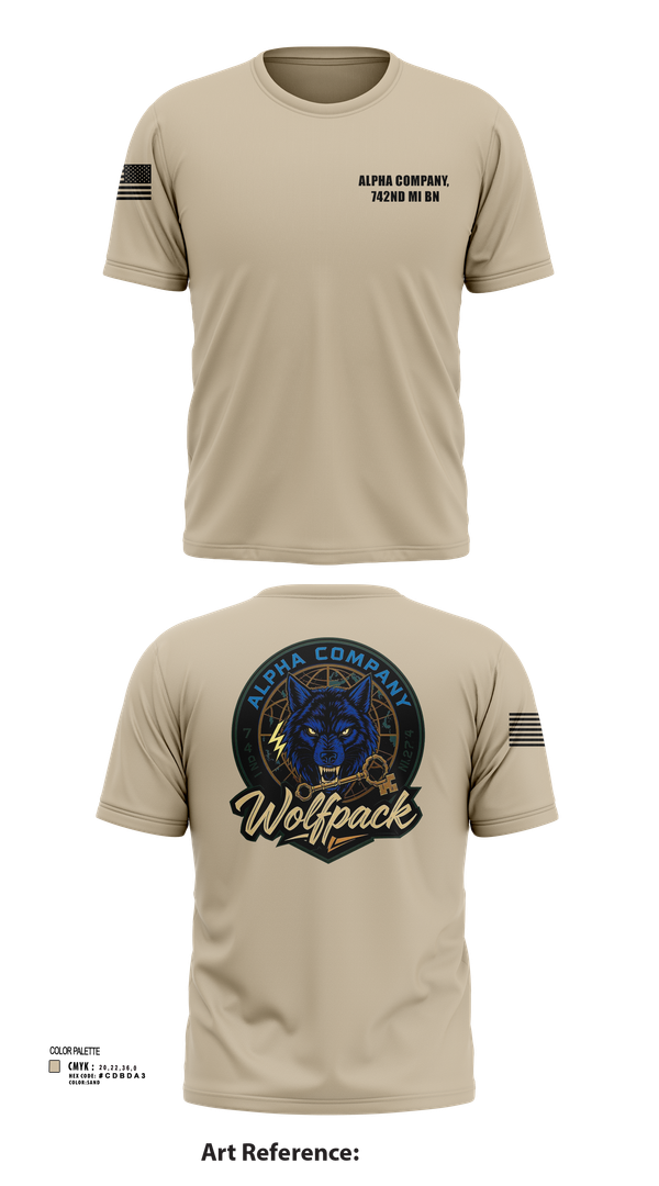 Short Sleeve Performance Shirt, Alpha Company, 742nd MI BN, , Teamtime, Team time, sublimation, custom sports apparel, team uniforms, spirit wear, spiritwear, sports uniforms, custom shirts, team store, custom team store, fundraiser sports, apparel fundraiser