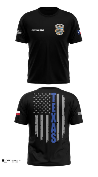 Old School Cotton Shirt, El Paso Community College Law Enforcement Training Academy Class 105, Police, Teamtime, Team time, sublimation, custom sports apparel, team uniforms, spirit wear, spiritwear, sports uniforms, custom shirts, team store, custom team store, fundraiser sports, apparel fundraiser