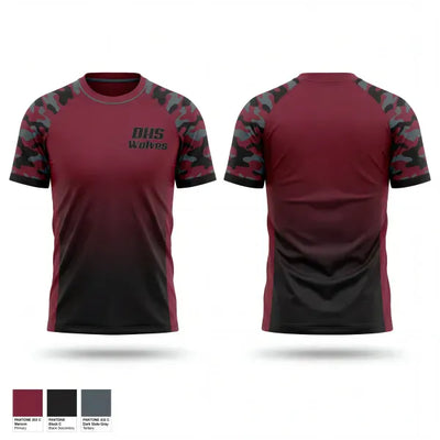 DHS Wolves 33209504 Old School Cotton Feel Shirt - 1