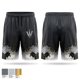 Athletic Shorts With Pockets, Warriors lair, , Teamtime, Team time, sublimation, custom sports apparel, team uniforms, spirit wear, spiritwear, sports uniforms, custom shirts, team store, custom team store, fundraiser sports, apparel fundraiser