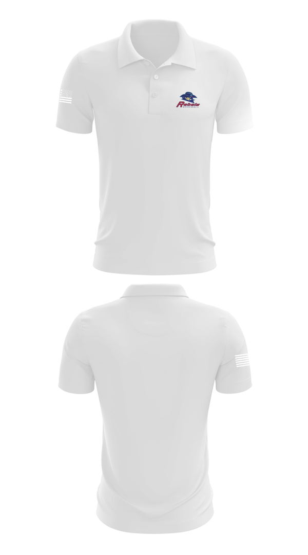 Short Sleeve Performance Polo, Rebels Baseball, Baseball, Teamtime, Team time, sublimation, custom sports apparel, team uniforms, spirit wear, spiritwear, sports uniforms, custom shirts, team store, custom team store, fundraiser sports, apparel fundraiser