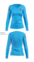 148th IN RGT 38204937 Women's Long Sleeve V-neck Shirt - 22
