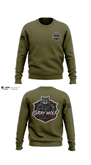 Crew Neck Sweatshirt, Graywolf tactical force securityGraywolf tactical force security, Bowling, Teamtime, Team time, sublimation, custom sports apparel, team uniforms, spirit wear, spiritwear, sports uniforms, custom shirts, team store, custom team store, fundraiser sports, apparel fundraiser