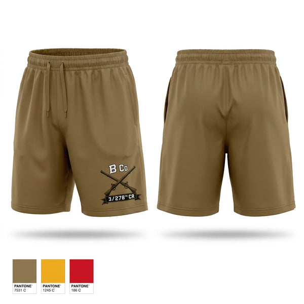 Athletic Shorts With Pockets, B Co 3/278th CR, Army, Teamtime, Team time, sublimation, custom sports apparel, team uniforms, spirit wear, spiritwear, sports uniforms, custom shirts, team store, custom team store, fundraiser sports, apparel fundraiser