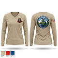 POL 29778016 Women's Long Sleeve V-neck Shirt - 1
