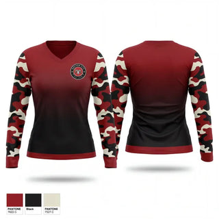 Womens Long Sleeve Vneck Shirt, Mayhem City, Men's Soccer, Teamtime, Team time, sublimation, custom sports apparel, team uniforms, spirit wear, spiritwear, sports uniforms, custom shirts, team store, custom team store, fundraiser sports, apparel fundraiser