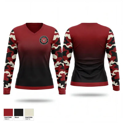 Mayhem City 80160764 Women's Long Sleeve V-neck Shirt - 1