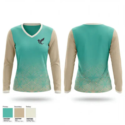 Birdie 45146551 Women's Long Sleeve V-neck Shirt - 1