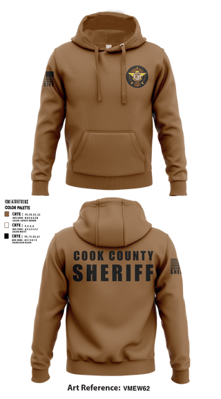 Hoodie, Cook County Sheriff’s Office, Police, Teamtime, Team time, sublimation, custom sports apparel, team uniforms, spirit wear, spiritwear, sports uniforms, custom shirts, team store, custom team store, fundraiser sports, apparel fundraiser