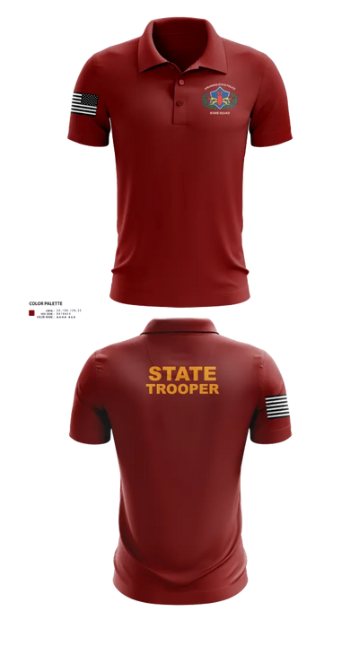 Arkansas State Police Bomb Squad 82433204 Short Sleeve Performance Polo - 22