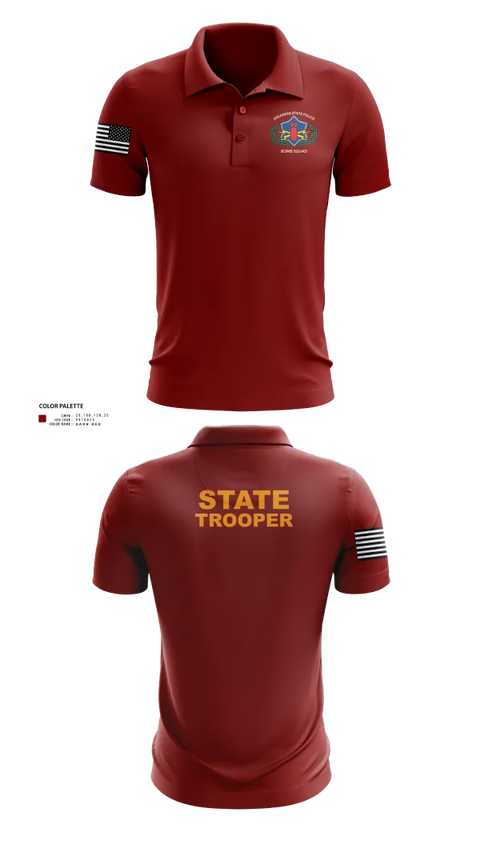 Short Sleeve Performance Polo, Arkansas State Police Bomb Squad, , Teamtime, Team time, sublimation, custom sports apparel, team uniforms, spirit wear, spiritwear, sports uniforms, custom shirts, team store, custom team store, fundraiser sports, apparel fundraiser