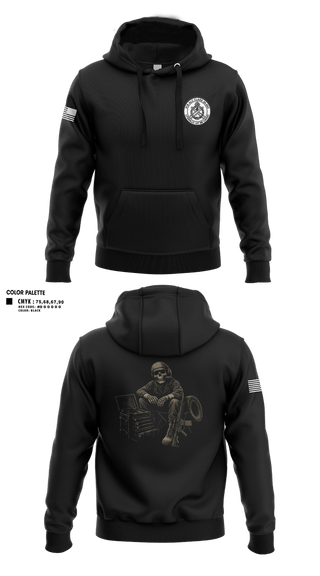 Hoodie, ALC CLASS 26-004, Army, Teamtime, Team time, sublimation, custom sports apparel, team uniforms, spirit wear, spiritwear, sports uniforms, custom shirts, team store, custom team store, fundraiser sports, apparel fundraiser