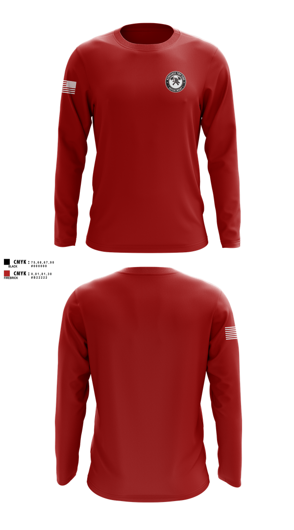 Long Sleeve Performance Shirt, Kankakee Twp Fire, , Teamtime, Team time, sublimation, custom sports apparel, team uniforms, spirit wear, spiritwear, sports uniforms, custom shirts, team store, custom team store, fundraiser sports, apparel fundraiser
