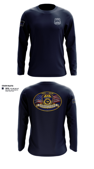 Long Sleeve Performance Shirt, Suffolk county auxiliary police, Police, Teamtime, Team time, sublimation, custom sports apparel, team uniforms, spirit wear, spiritwear, sports uniforms, custom shirts, team store, custom team store, fundraiser sports, apparel fundraiser