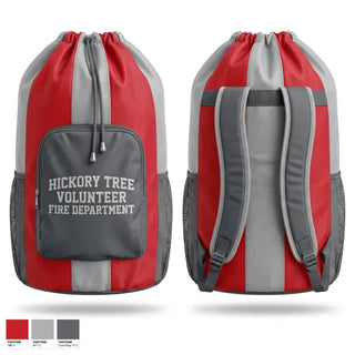 Gear Bag, Hickory Tree Volunteer Fire Department, Fire Department, Teamtime, Team time, sublimation, custom sports apparel, team uniforms, spirit wear, spiritwear, sports uniforms, custom shirts, team store, custom team store, fundraiser sports, apparel fundraiser