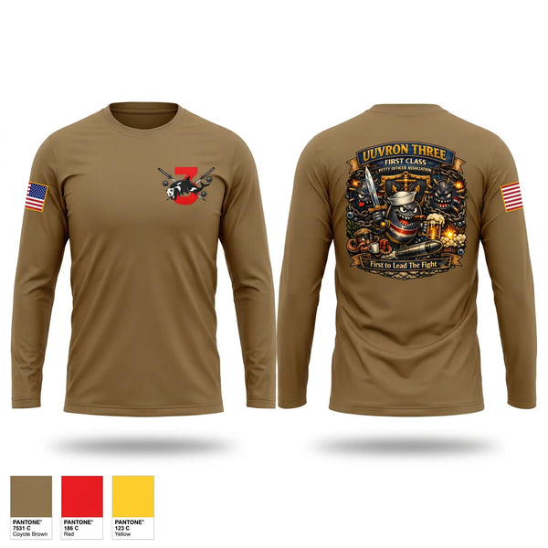 Long Sleeve Performance Shirt, UUVRON THREE FCPOA, Navy, Teamtime, Team time, sublimation, custom sports apparel, team uniforms, spirit wear, spiritwear, sports uniforms, custom shirts, team store, custom team store, fundraiser sports, apparel fundraiser