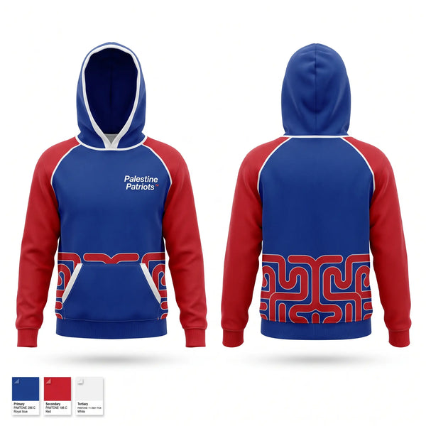 Hoodie, Palestine Patriots, Cheer, Teamtime, Team time, sublimation, custom sports apparel, team uniforms, spirit wear, spiritwear, sports uniforms, custom shirts, team store, custom team store, fundraiser sports, apparel fundraiser