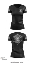 Richland County Sheriff's Department Training Unit Women's Short Sleeve V-neck Shirt - 6