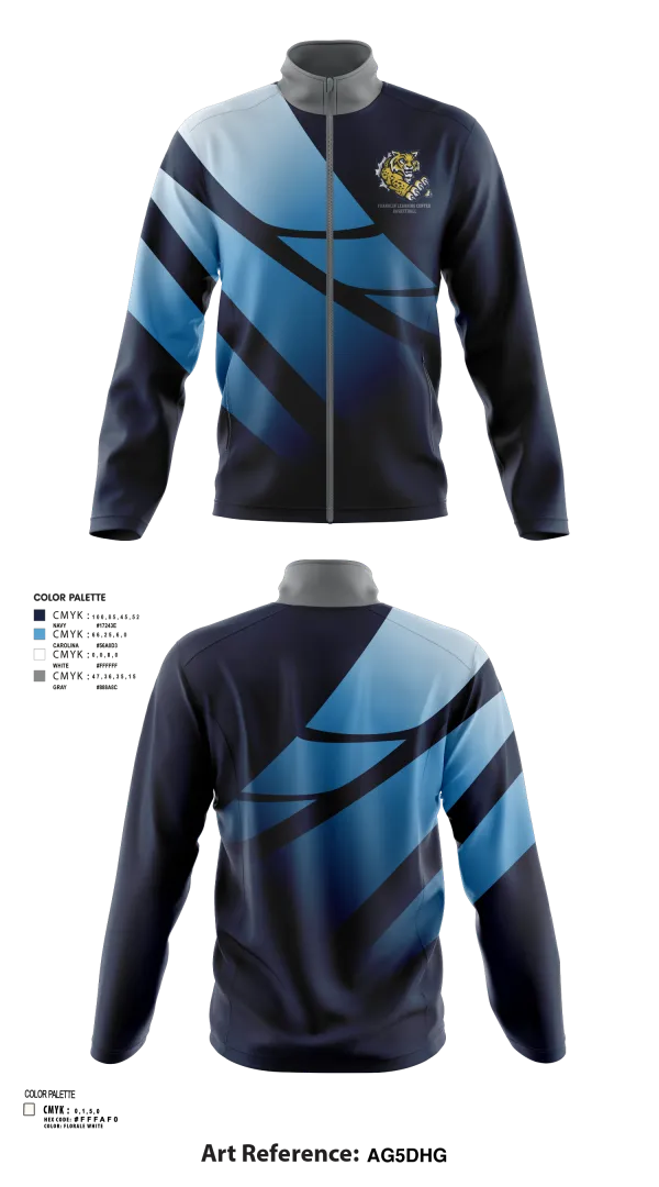 Fleece Jacket, Franklin Learning Center Basketball, Women's Basketball, Teamtime, Team time, sublimation, custom sports apparel, team uniforms, spirit wear, spiritwear, sports uniforms, custom shirts, team store, custom team store, fundraiser sports, apparel fundraiser