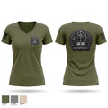 C Co, 701st Women's Short Sleeve V-neck Shirt - 1