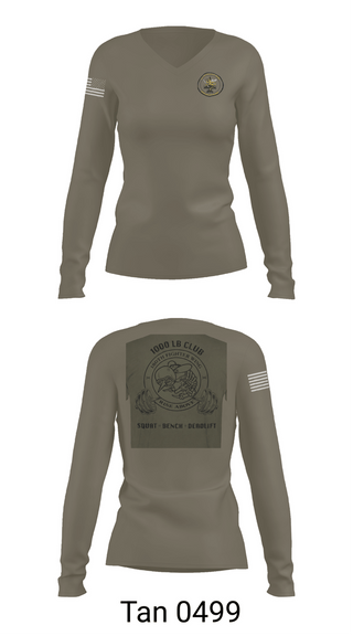 Womens Long Sleeve Vneck Shirt, 180th fighter wing, Air Force, Teamtime, Team time, sublimation, custom sports apparel, team uniforms, spirit wear, spiritwear, sports uniforms, custom shirts, team store, custom team store, fundraiser sports, apparel fundraiser