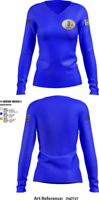 Womens Long Sleeve Vneck Shirt, 2nd Plt, Doghouse Company, 1/3 TOG, , Teamtime, Team time, sublimation, custom sports apparel, team uniforms, spirit wear, spiritwear, sports uniforms, custom shirts, team store, custom team store, fundraiser sports, apparel fundraiser