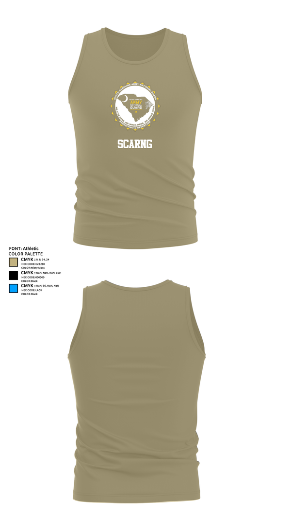 Tank Top, Scarng, National Guard, Teamtime, Team time, sublimation, custom sports apparel, team uniforms, spirit wear, spiritwear, sports uniforms, custom shirts, team store, custom team store, fundraiser sports, apparel fundraiser