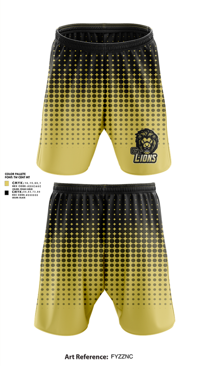 Gt lions 94037255 Athletic Shorts With Pockets - 1