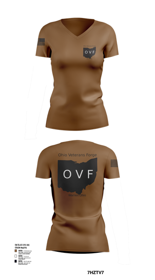 Womens Short Sleeve Vneck Shirt, ohio veterans forge, , Teamtime, Team time, sublimation, custom sports apparel, team uniforms, spirit wear, spiritwear, sports uniforms, custom shirts, team store, custom team store, fundraiser sports, apparel fundraiser