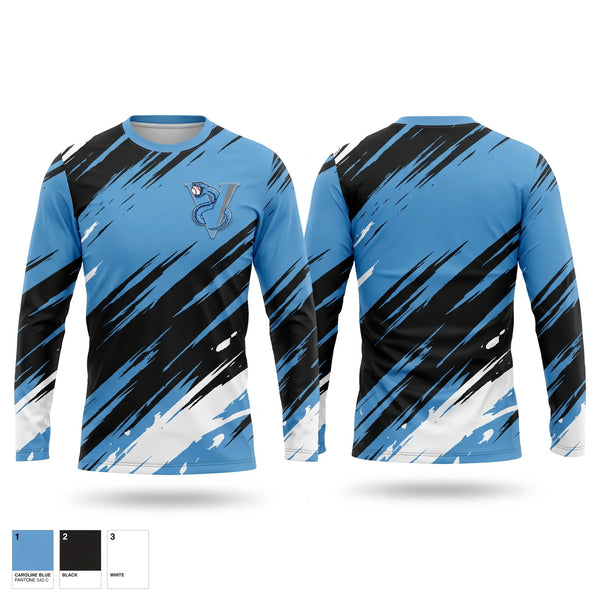 Long Sleeve Performance Shirt, Vipers, Baseball, Teamtime, Team time, sublimation, custom sports apparel, team uniforms, spirit wear, spiritwear, sports uniforms, custom shirts, team store, custom team store, fundraiser sports, apparel fundraiser
